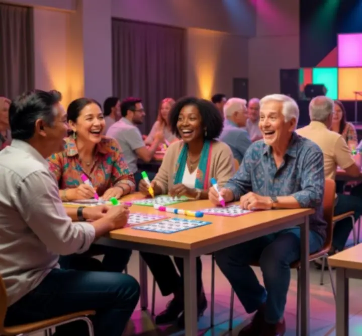 Soirée bingo animée au sein du club LA VIE LIVE