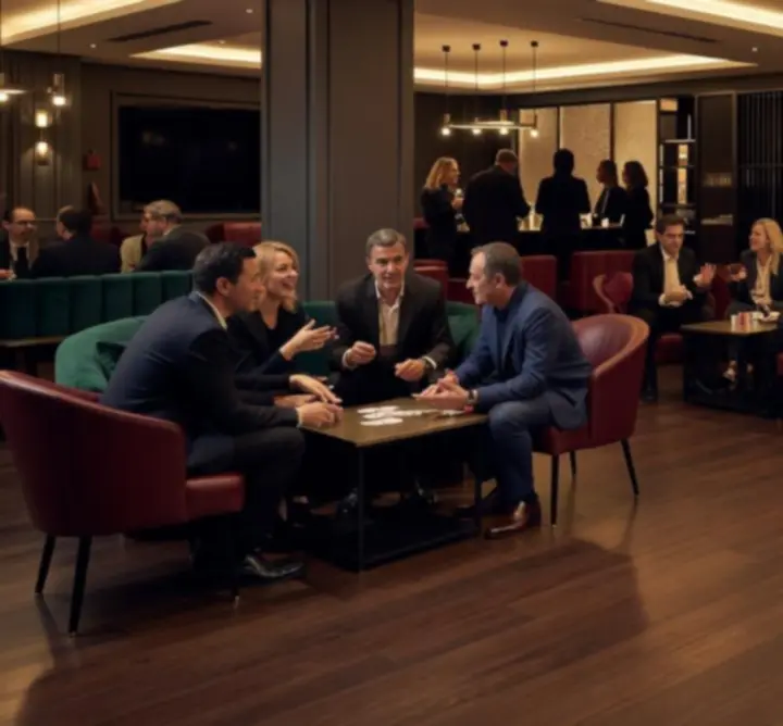 Intérieur moderne et stylé du club LA VIE LIVE